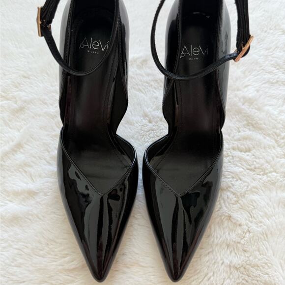 NEW!!! Alevi Milano women patent leather high heels size 37 EU - Picture 2 of 5